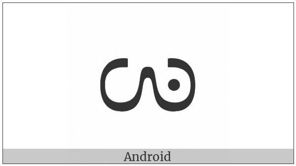 Myanmar Letter Tai Laing Jha on various operating systems