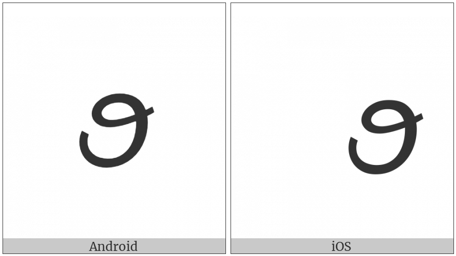 Tai Viet Letter Low O on various operating systems