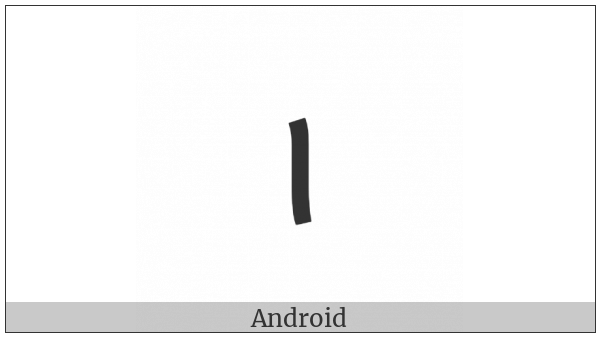 Tai Viet Vowel Aa on various operating systems