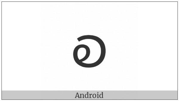 Cherokee Small Letter Ka on various operating systems