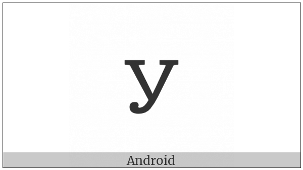 Cherokee Small Letter Gi on various operating systems