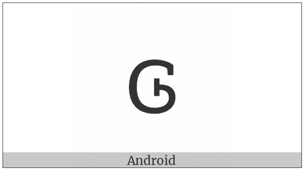 Cherokee Small Letter Lo on various operating systems