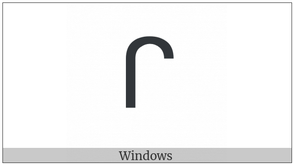 Canadian Syllabics Ci on various operating systems