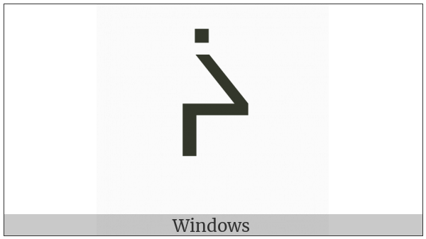 Canadian Syllabics Yii on various operating systems