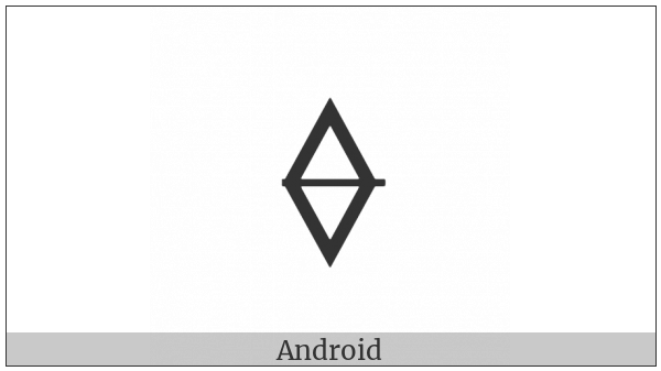 Ogham Letter Or on various operating systems