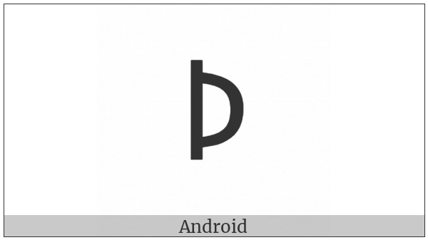 Runic Letter Thurisaz Thurs Thorn on various operating systems