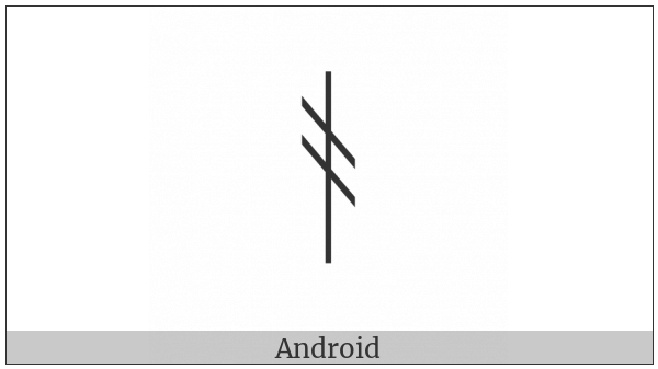 Runic Letter Long-Branch-Oss O on various operating systems