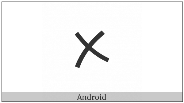 Tagbanwa Letter Ka on various operating systems