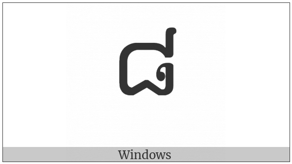 Khmer Digit Eight on various operating systems
