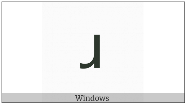 Latin Small Letter Turned R on various operating systems
