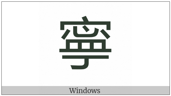 Cjk Compatibility Ideograph-F9Aa on various operating systems