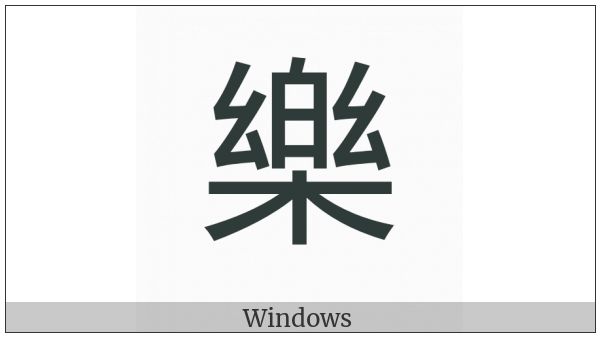 Cjk Compatibility Ideograph-F9Bf on various operating systems