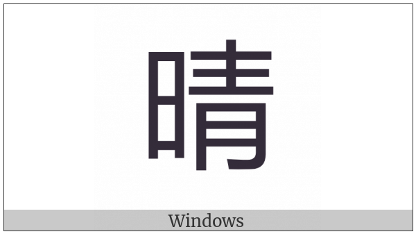 Cjk Compatibility Ideograph-Fa12 on various operating systems