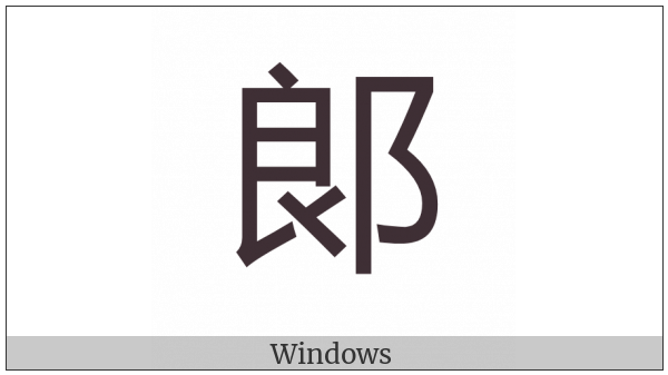 Cjk Compatibility Ideograph-Fa2E on various operating systems