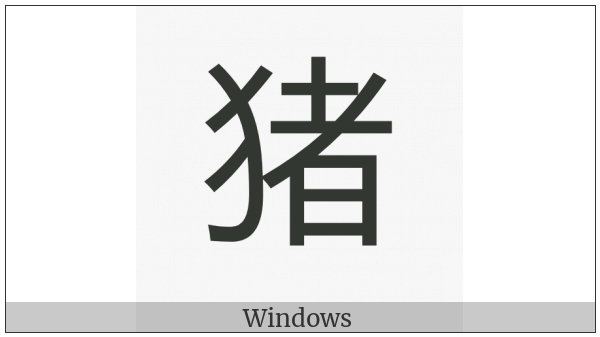 Cjk Compatibility Ideograph-Faa0 on various operating systems