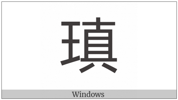 Cjk Compatibility Ideograph-Faa1 on various operating systems