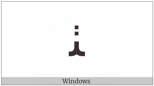 Arabic Letter Tteheh Medial Form on various operating systems