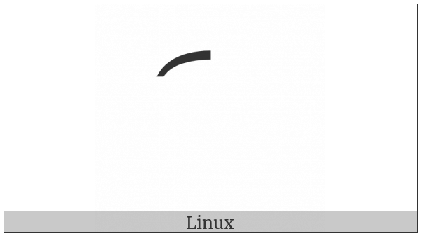 Combining Ligature Left Half on various operating systems