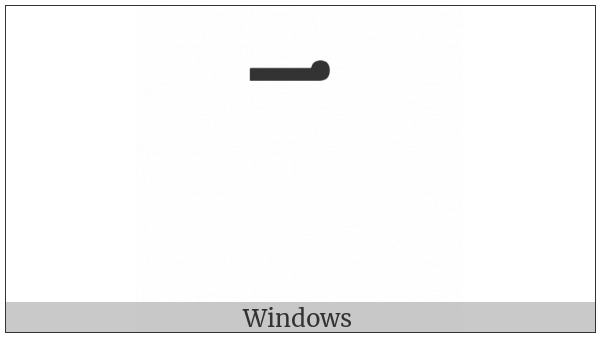 Combining Cyrillic Titlo Right Half on various operating systems