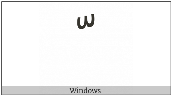 Arabic Shadda Isolated Form on various operating systems