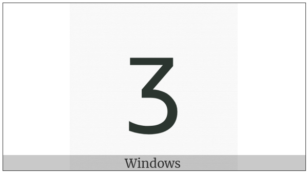 Latin Small Letter Ezh on various operating systems