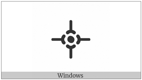 Manichaean Punctuation Star on various operating systems