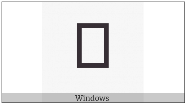 Brahmi Vowel Sign Ai on various operating systems