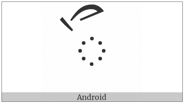 Balinese Vowel Sign Pepet on various operating systems