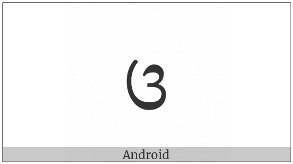 Balinese Digit Four on various operating systems