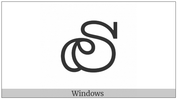 Sinhala Archaic Number Thirty on various operating systems