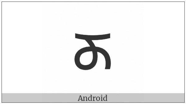 Lepcha Letter Mla on various operating systems
