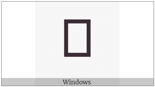 Bhaiksuki Letter Tta on various operating systems