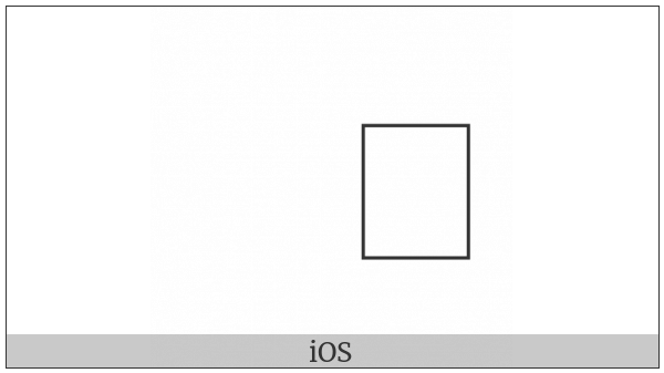 Cyrillic Small Letter Narrow O on various operating systems