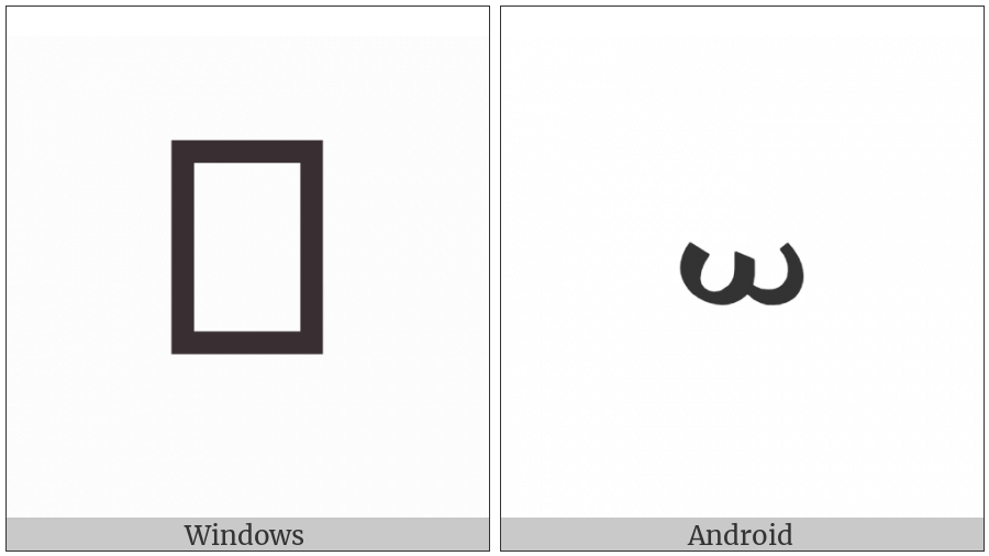 Vedic Sign Upadhmaniya on various operating systems