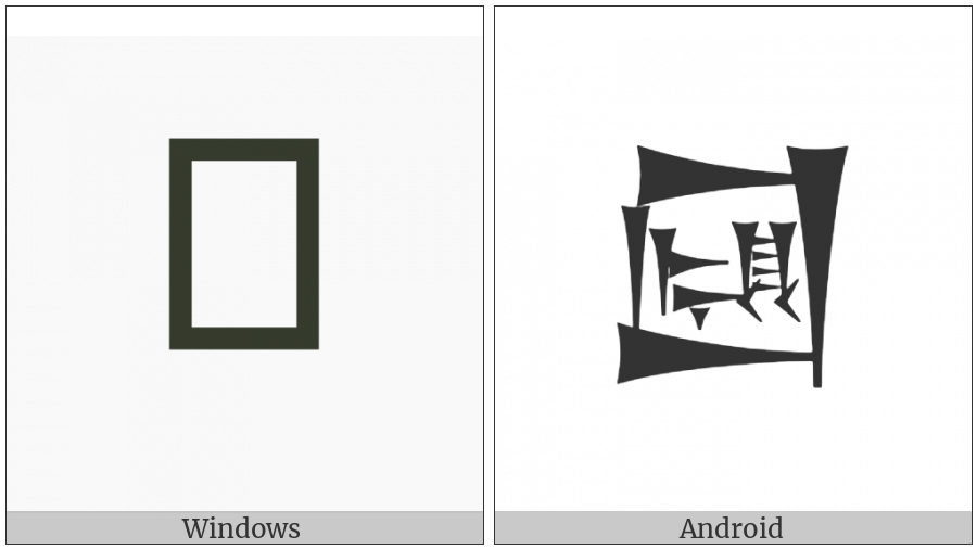 Cuneiform Sign Lagab Times Me Plus En on various operating systems