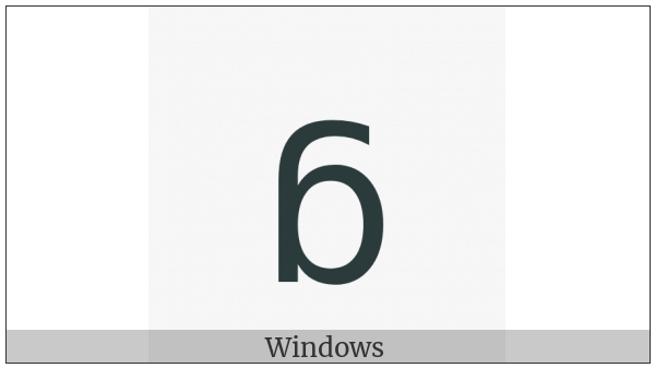 Latin Small Letter Turned G on various operating systems