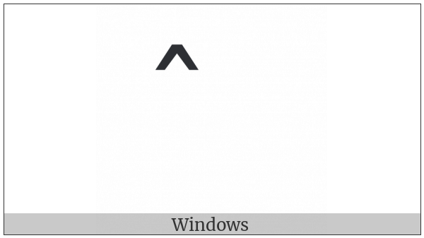 Combining Circumflex Accent on various operating systems