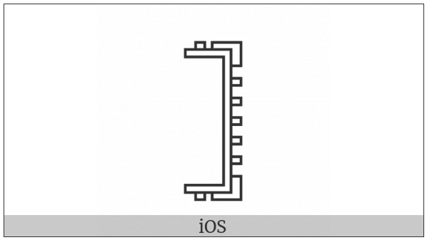 Egyptian Hieroglyph O036D on various operating systems