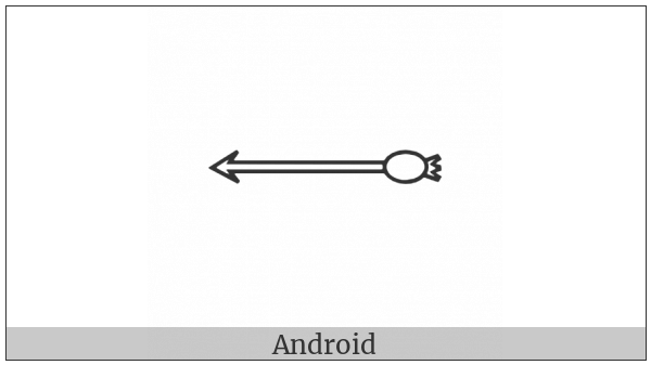 Egyptian Hieroglyph T011 on various operating systems