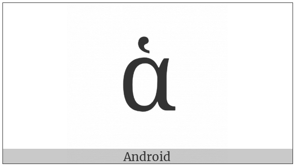 Greek Small Letter Alpha With Dasia on various operating systems
