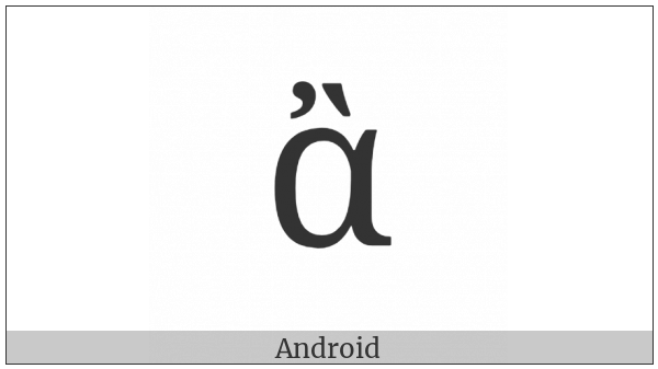 Greek Small Letter Alpha With Psili And Varia on various operating systems