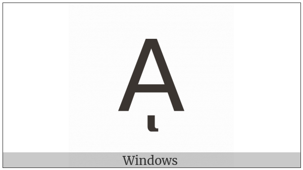 Greek Capital Letter Alpha With Prosgegrammeni on various operating systems