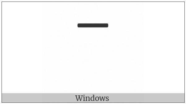 Overline on various operating systems