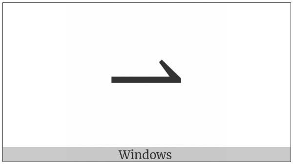 Rightwards Harpoon With Barb Upwards on various operating systems