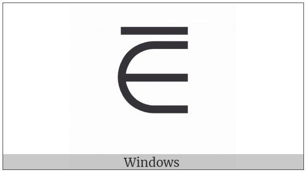 Element Of With Overbar on various operating systems