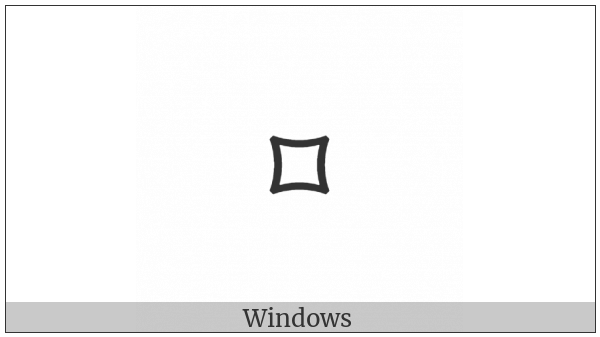 Square Lozenge on various operating systems