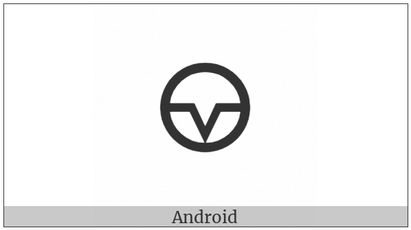 Circled Horizontal Bar With Notch on various operating systems