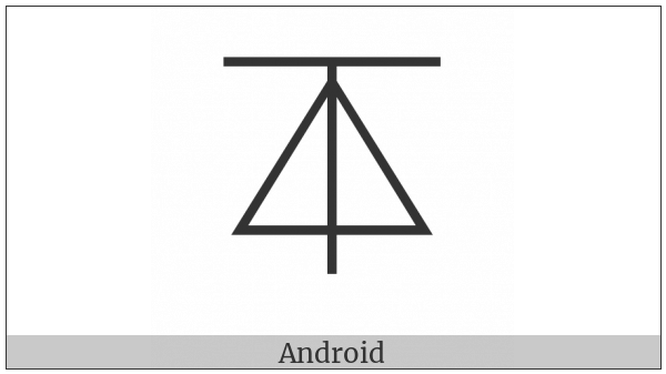 Dentistry Symbol Light Down And Horizontal With Triangle on various operating systems