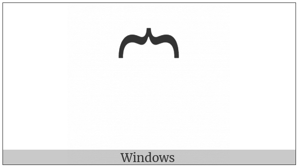 Top Curly Bracket on various operating systems