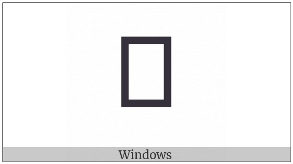 Bamum Letter Phase-C Ghap on various operating systems